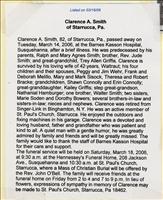 Smith, Clarence A